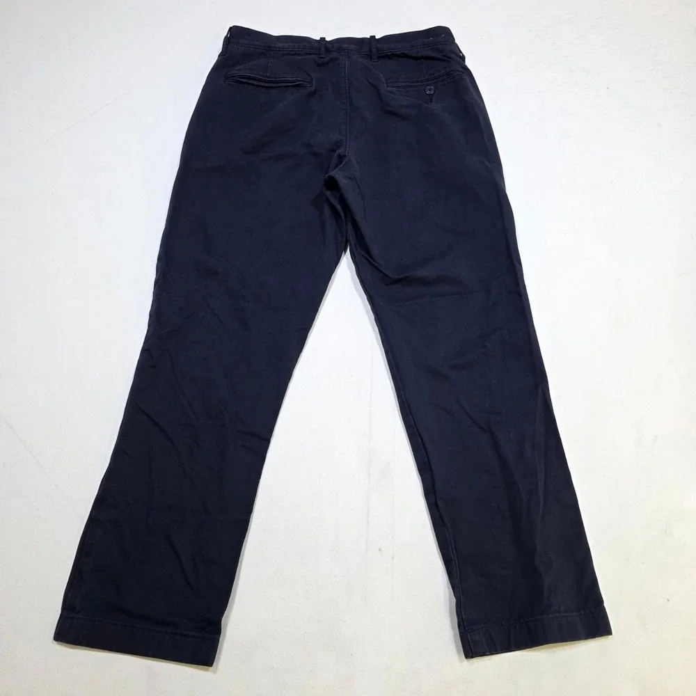 J.Crew 770 Straight Fit Chinos Mens 31x32 Navy Blue Broken In Pants Casual SEO